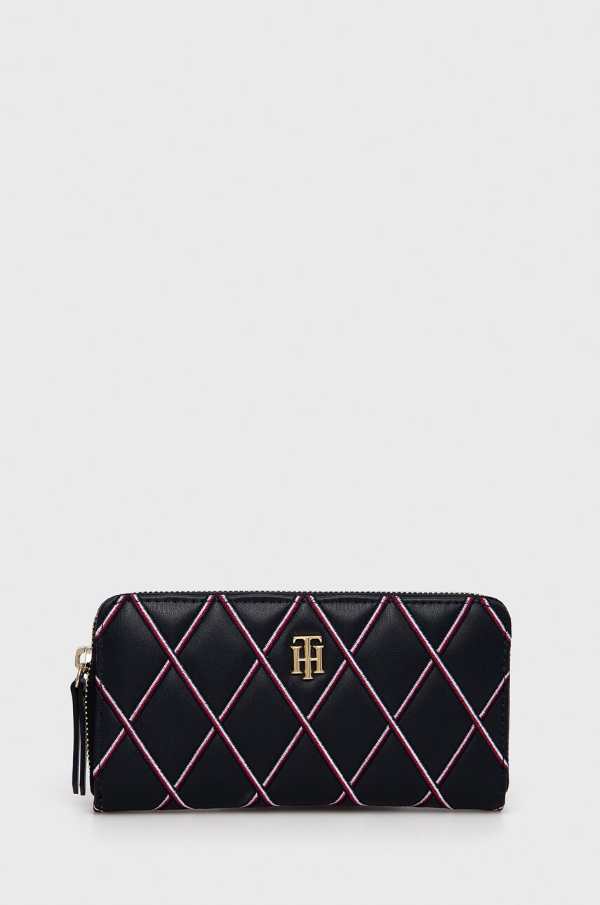 

Портфейл Tommy Hilfiger дамски в тъмносиньо, Тъмносин