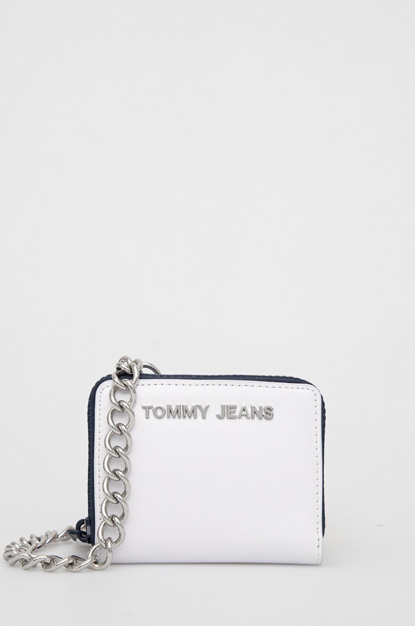 Tommy Jeans Portofel culoarea alb answear.ro