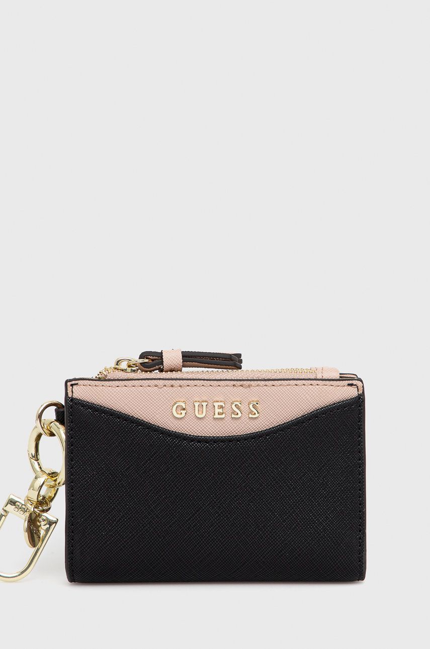 

Портфейл Guess дамски в черно, Черен