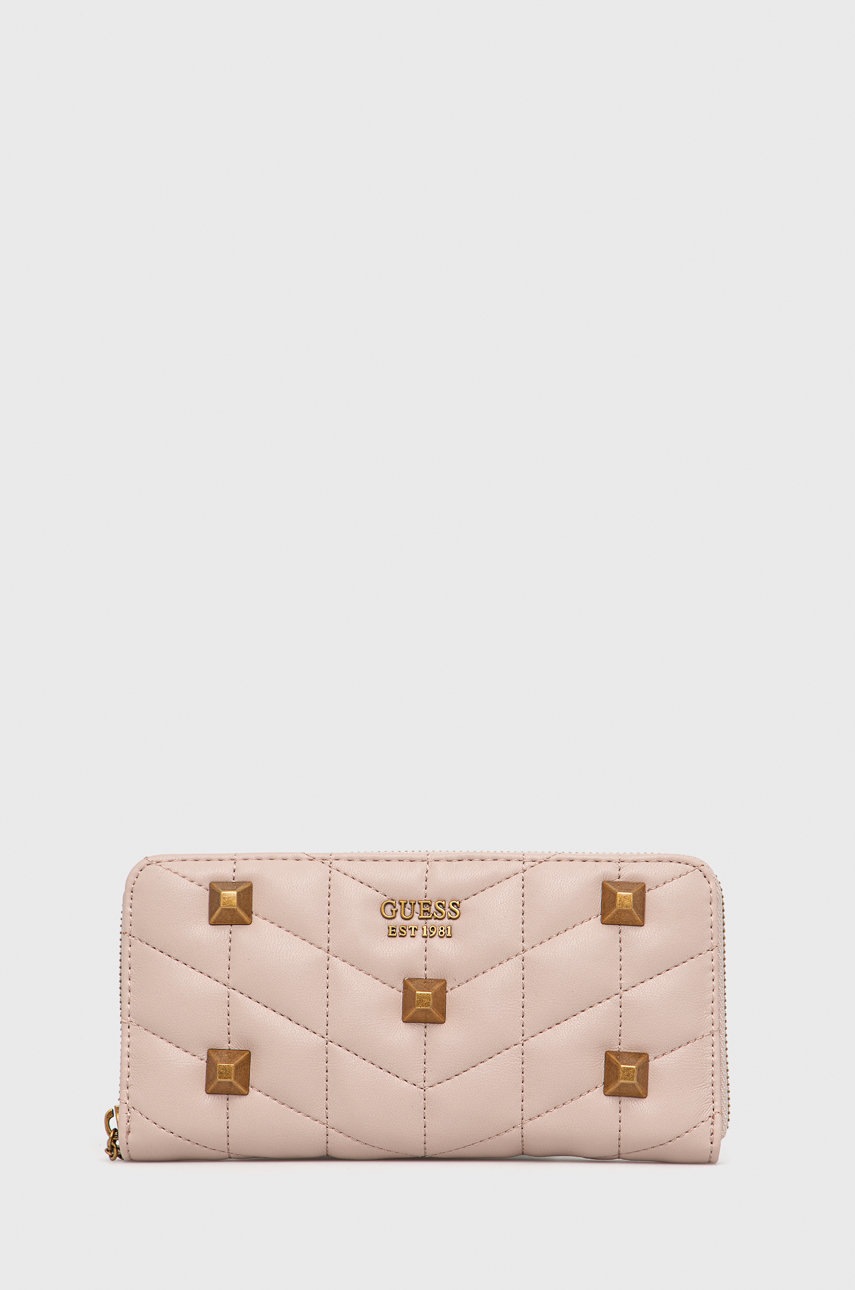 

Портфейл Guess дамски в розово, Розов
