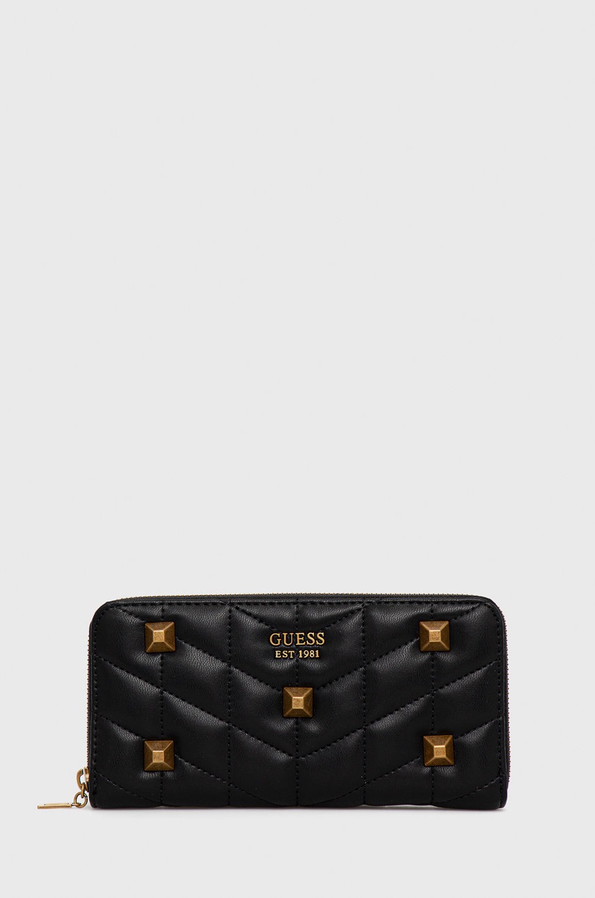 

Портфейл Guess дамски в черно, Черен