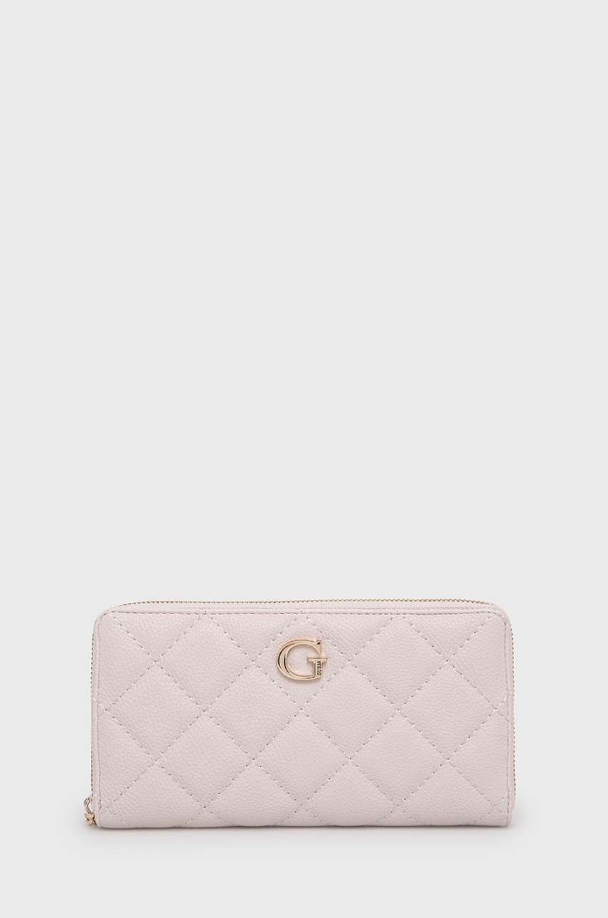 

Портфейл Guess дамски в бежово, Бежов