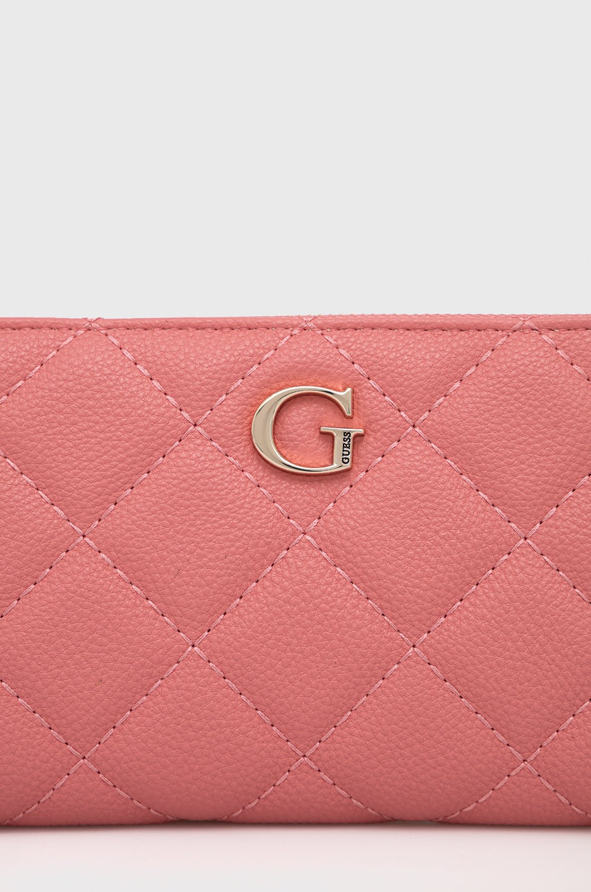 

Гаманець Guess жіночий колір рожевий