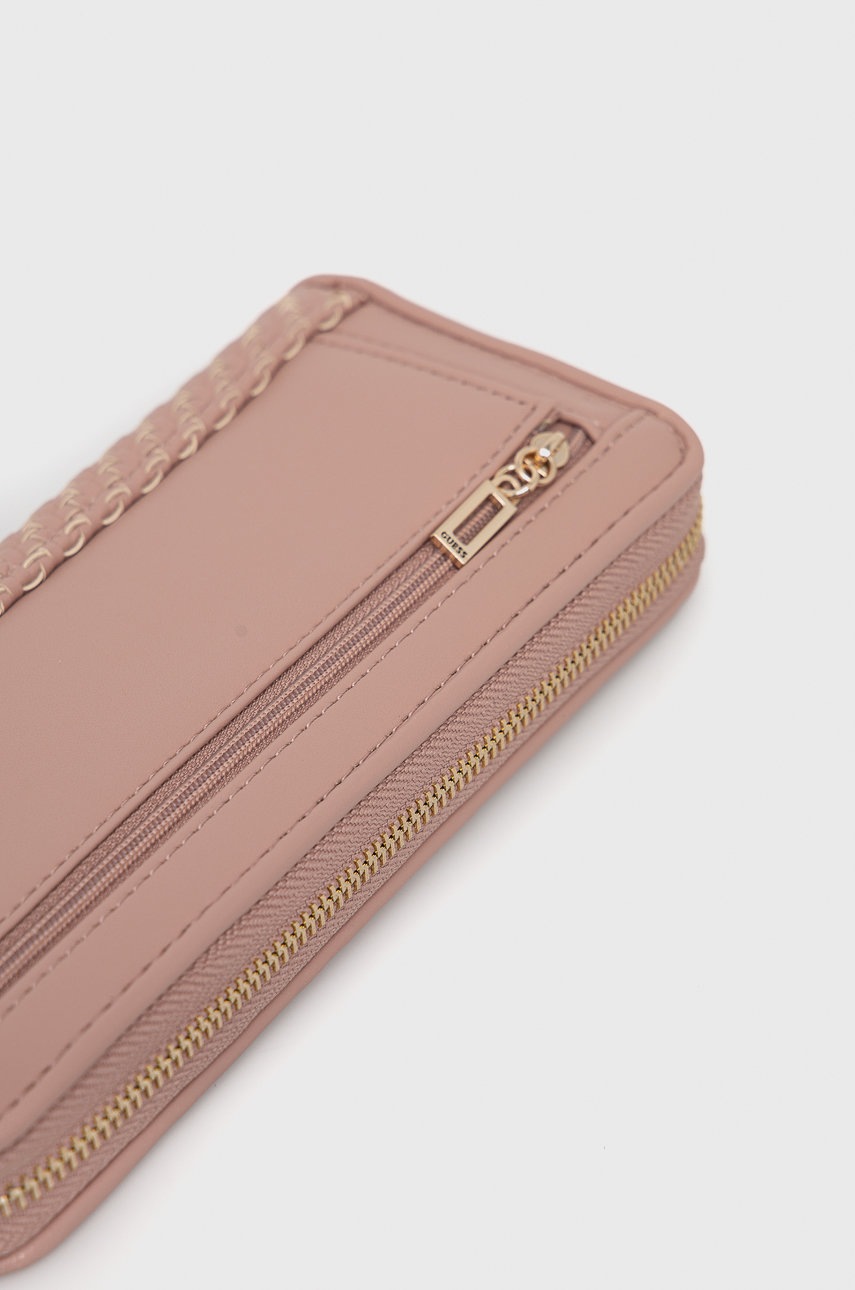 

Гаманець Guess жіночий колір рожевий
