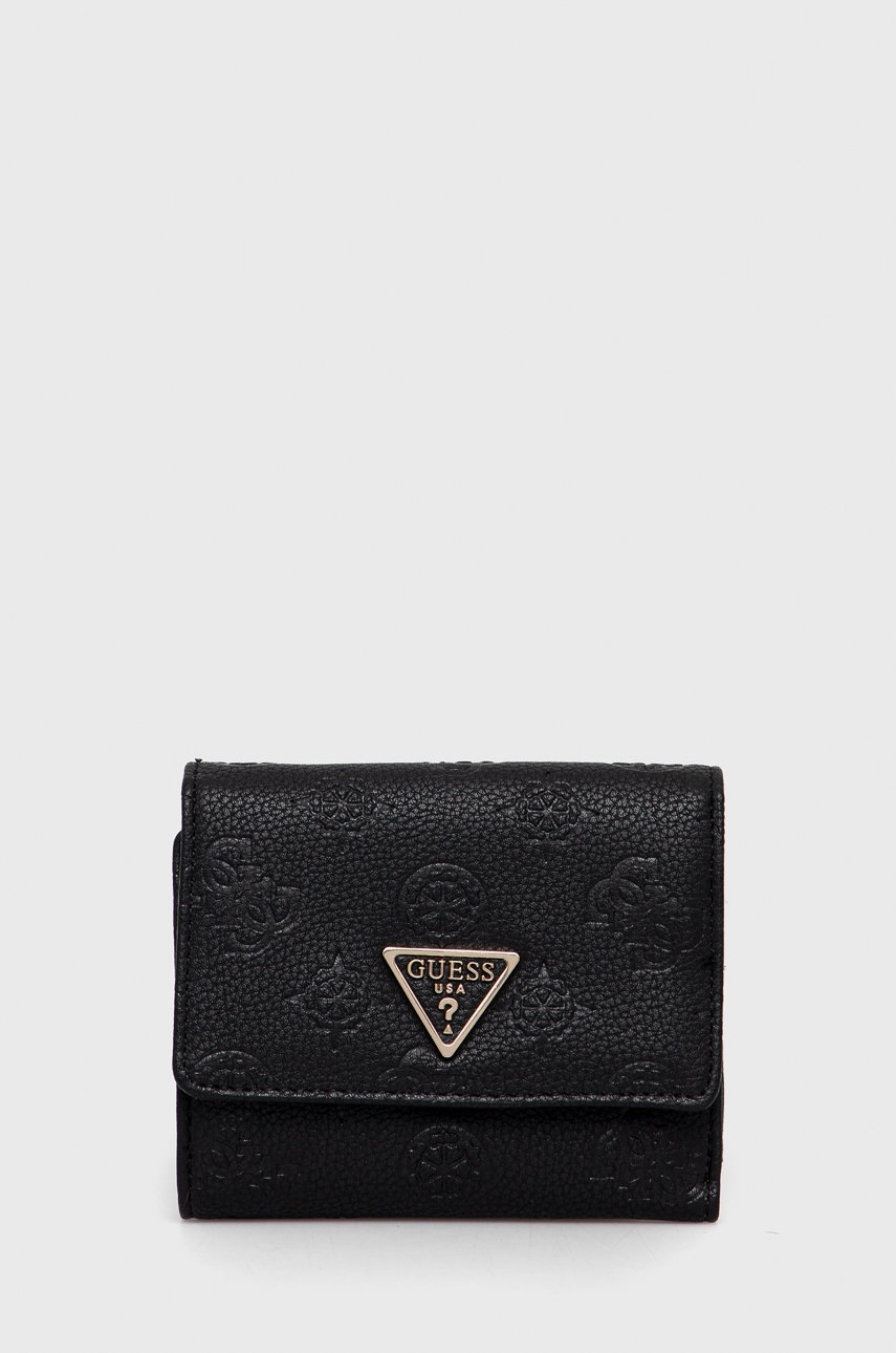 

Портфейл Guess дамски в черно, Черен