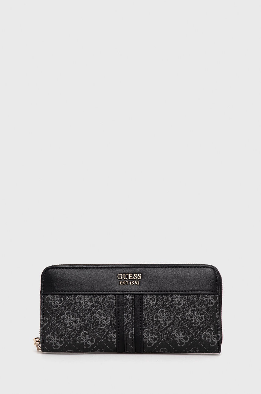 

Портфейл Guess дамски в черно, Черен