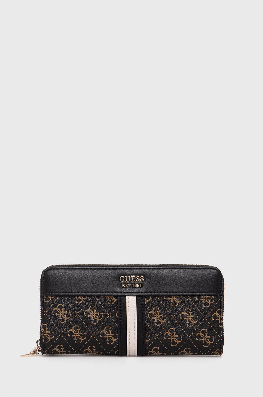 

Портфейл Guess дамски в черно, Черен