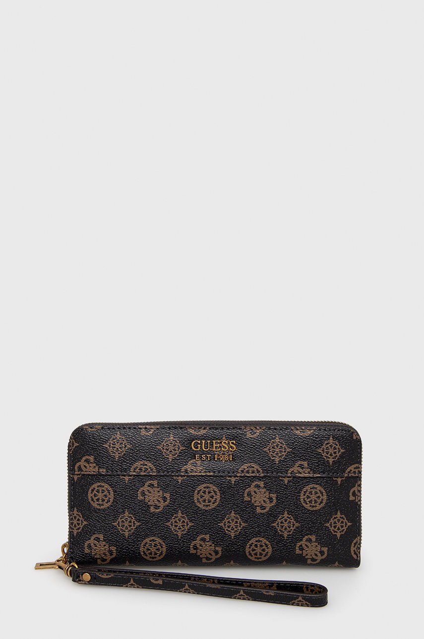 

Портфейл Guess дамски в кафяво, Кафяв
