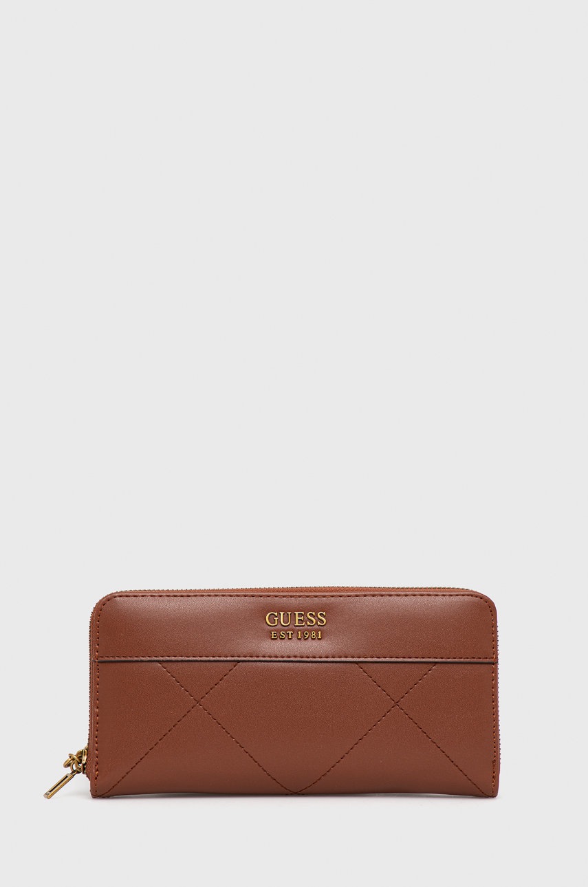 

Портфейл Guess дамски в кафяво, Кафяв
