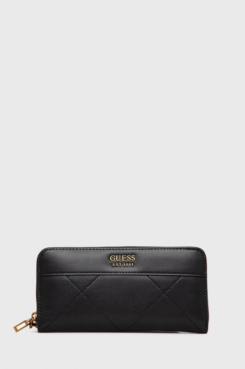 

Портфейл Guess дамски в черно, Черен