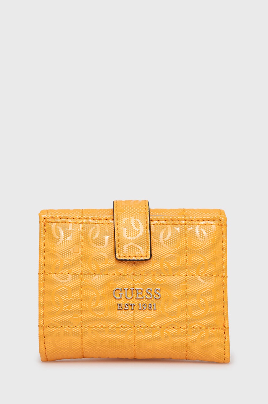 

Портфейл Guess дамски в оранжево, Оранжев
