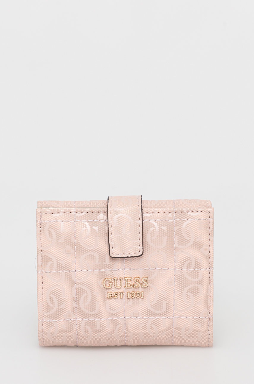 

Портфейл Guess дамски в розово, Розов