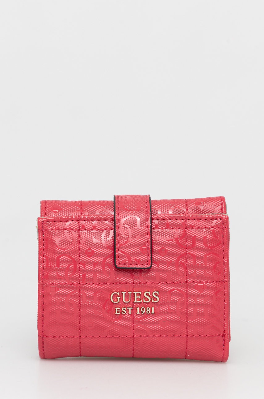 

Портфейл Guess дамски в розово, Розов