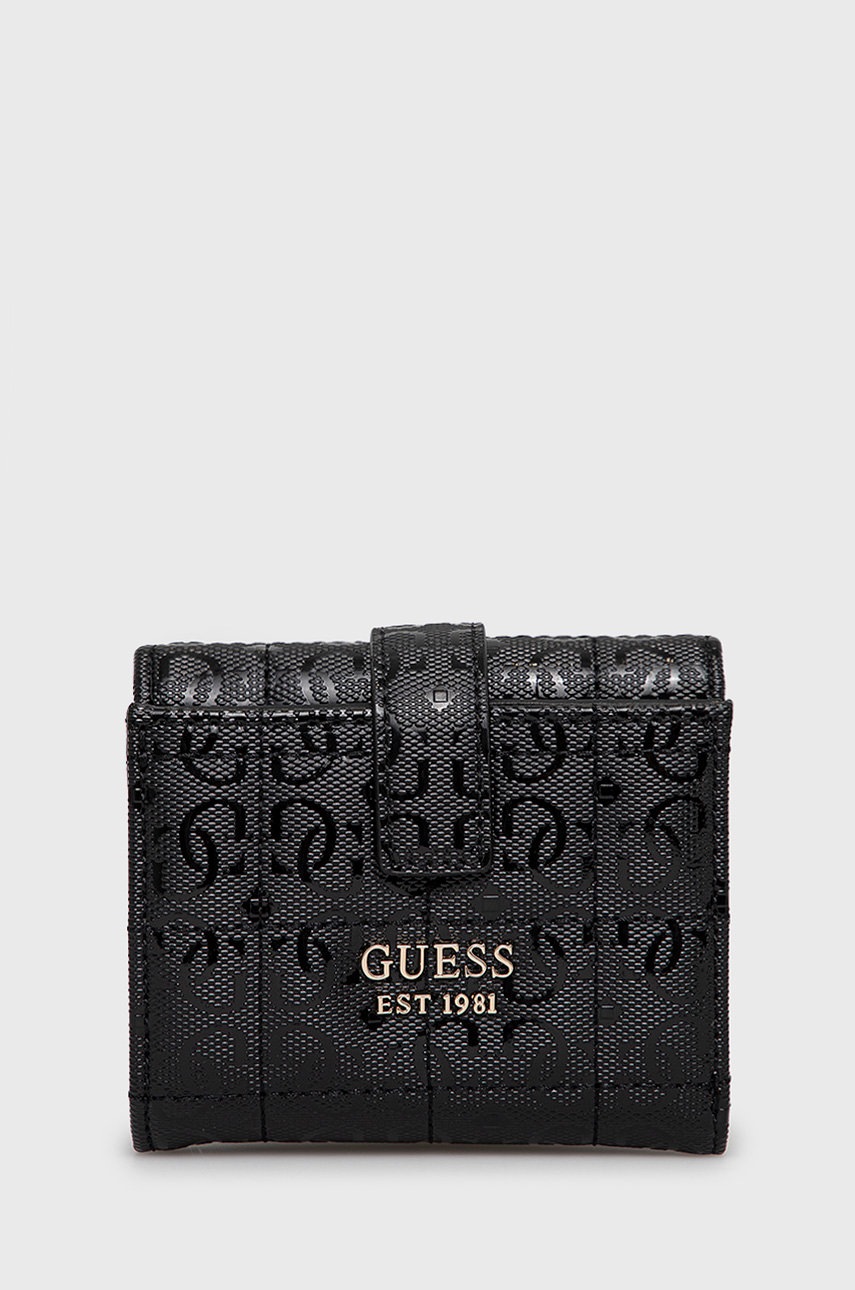 

Портфейл Guess дамски в черно, Черен