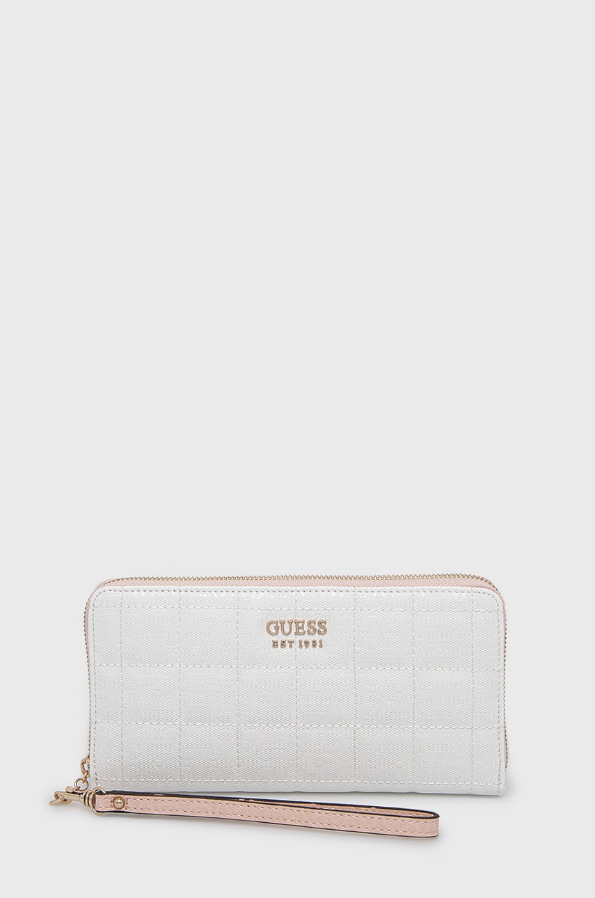 

Портфейл Guess дамски в бяло, Бял