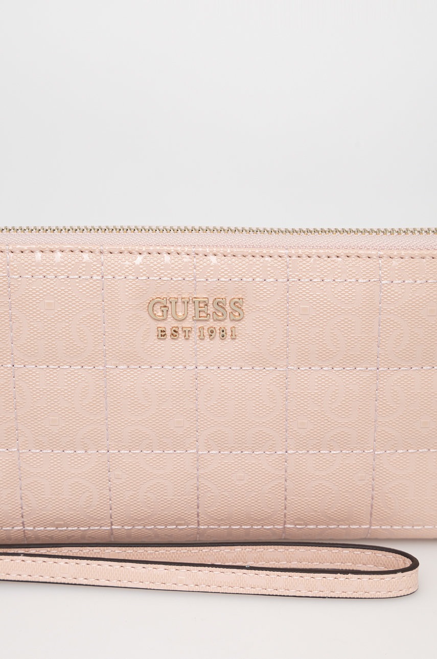 

Гаманець Guess жіночий колір рожевий