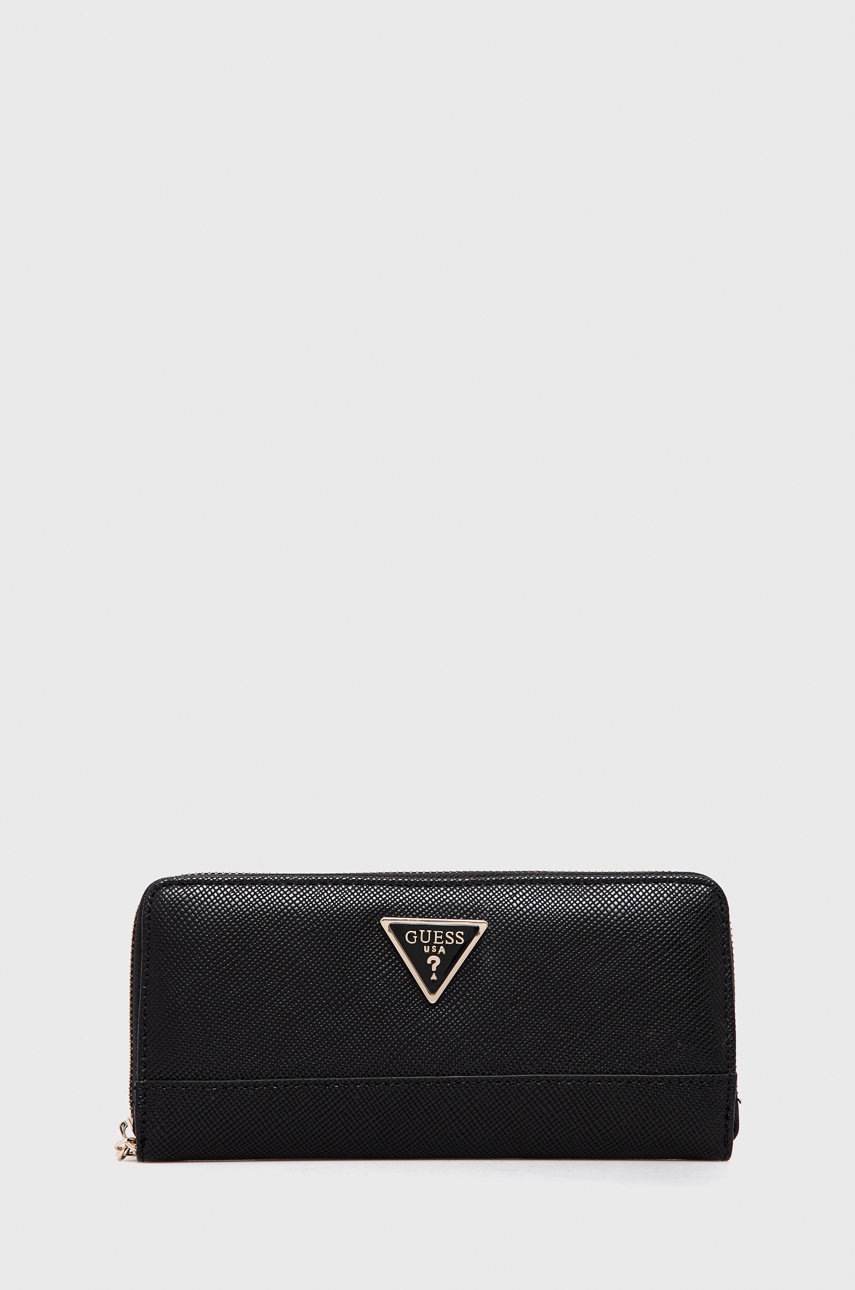 

Портфейл Guess дамски в черно, Черен