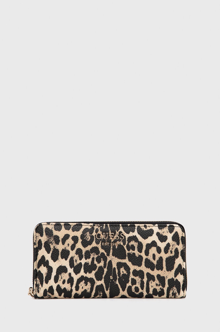 

Портфейл Guess дамски в кафяво, Кафяв