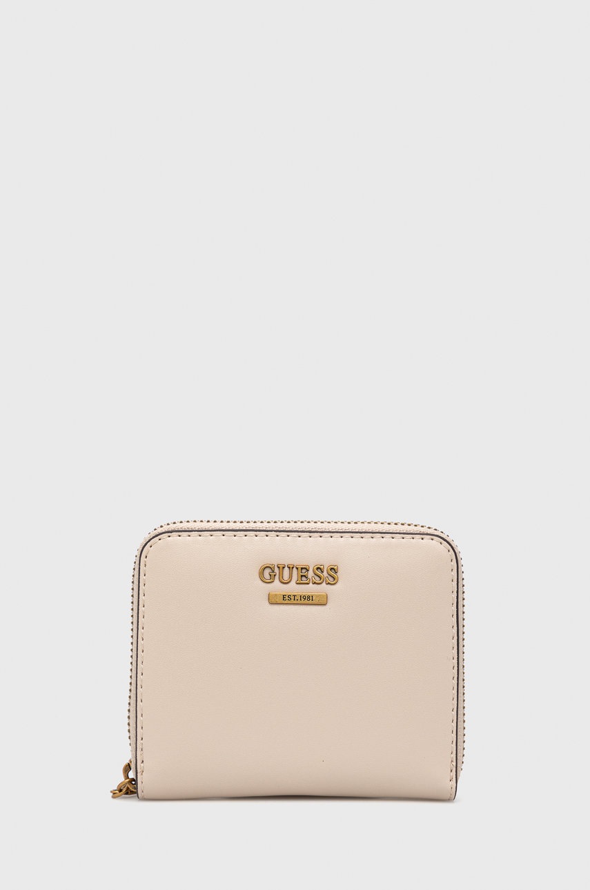 

Портфейл Guess дамски в кафяво, Бежов