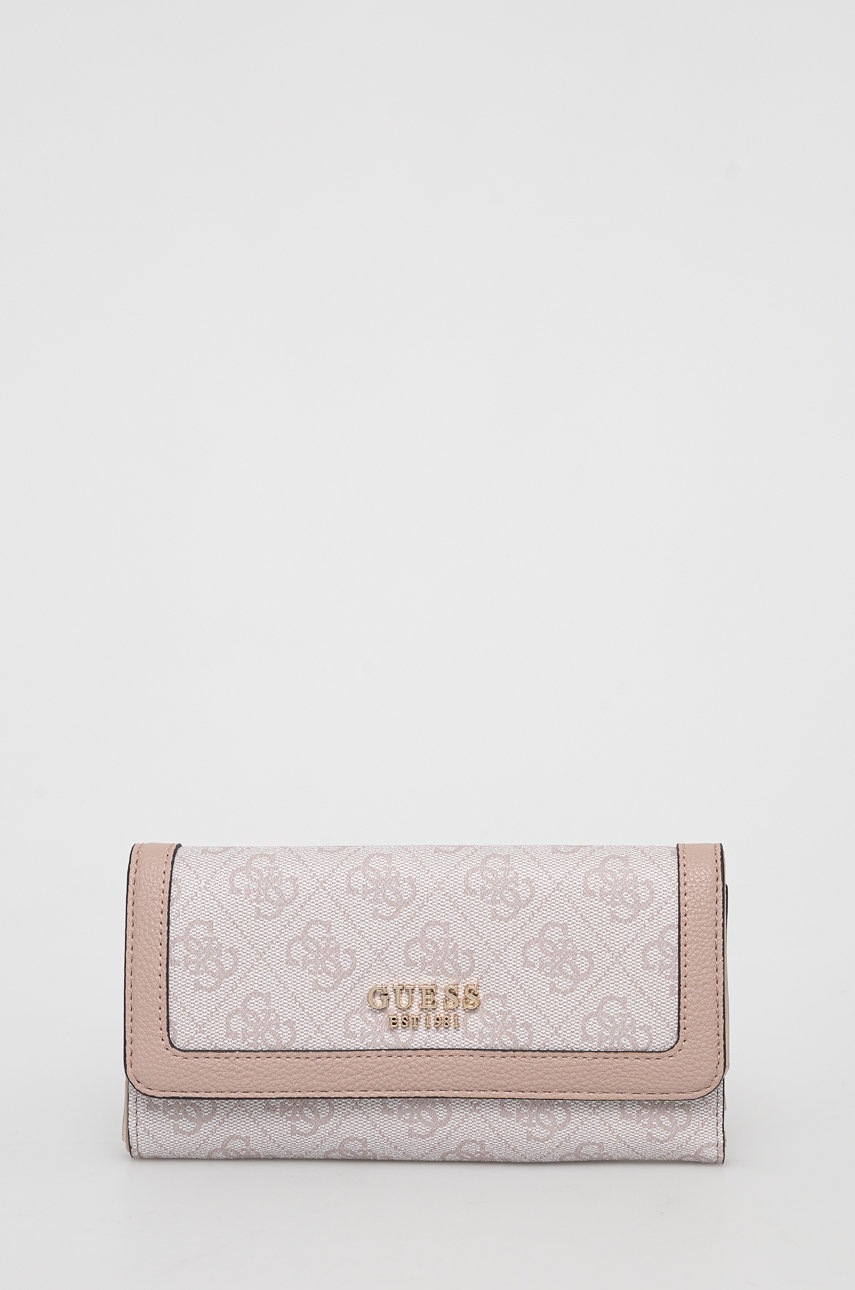 

Портфейл Guess дамски в розово, Розов