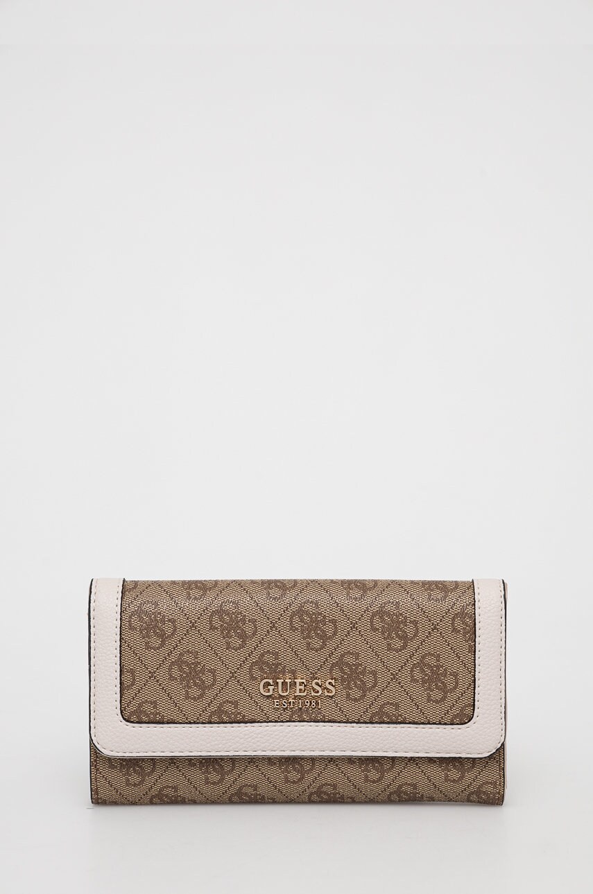 

Портфейл Guess дамски в кафяво, Кафяв