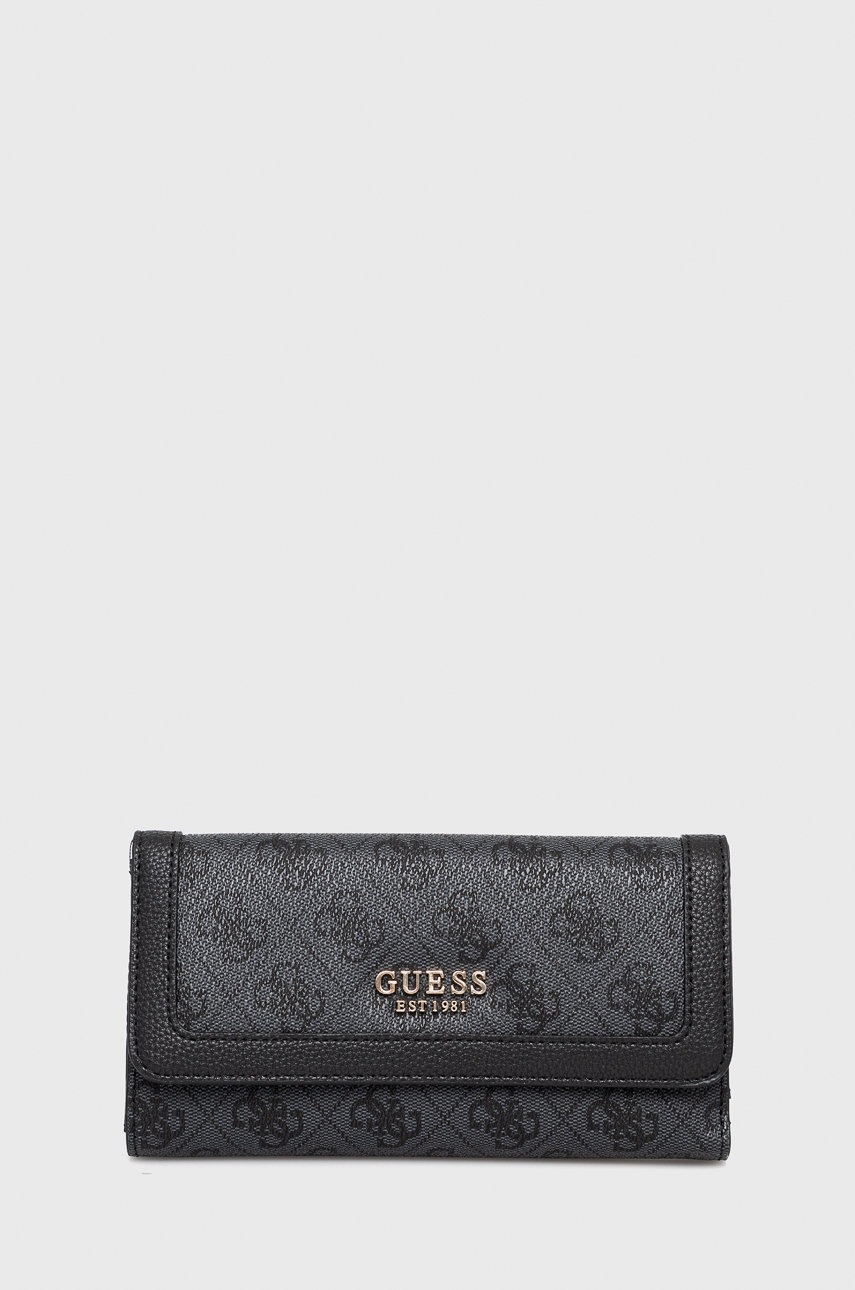

Портфейл Guess дамски в черно, Черен