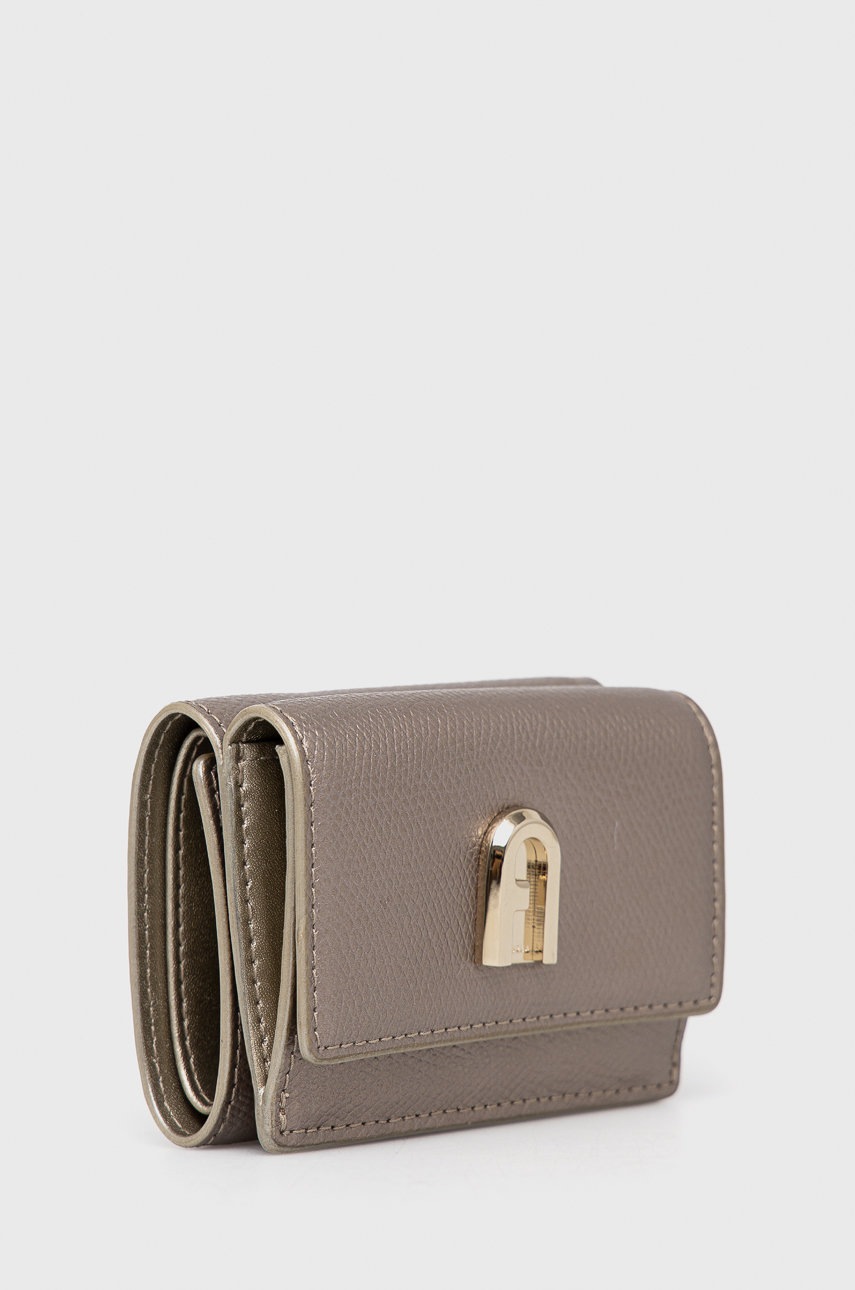 

Шкіряний гаманець Furla 1927 жіночий колір жовтий