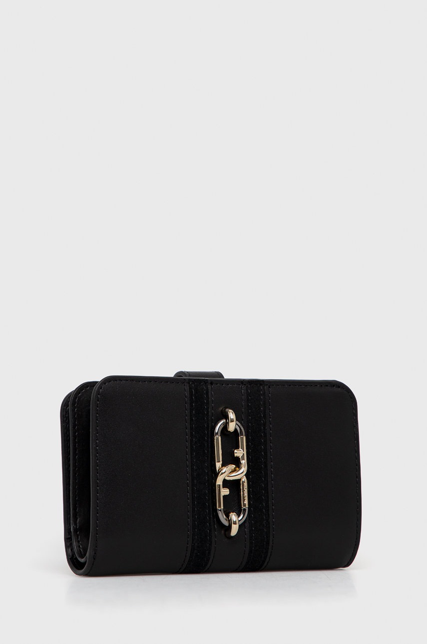 

Кожаный кошелек Furla Sirena женский цвет чёрный