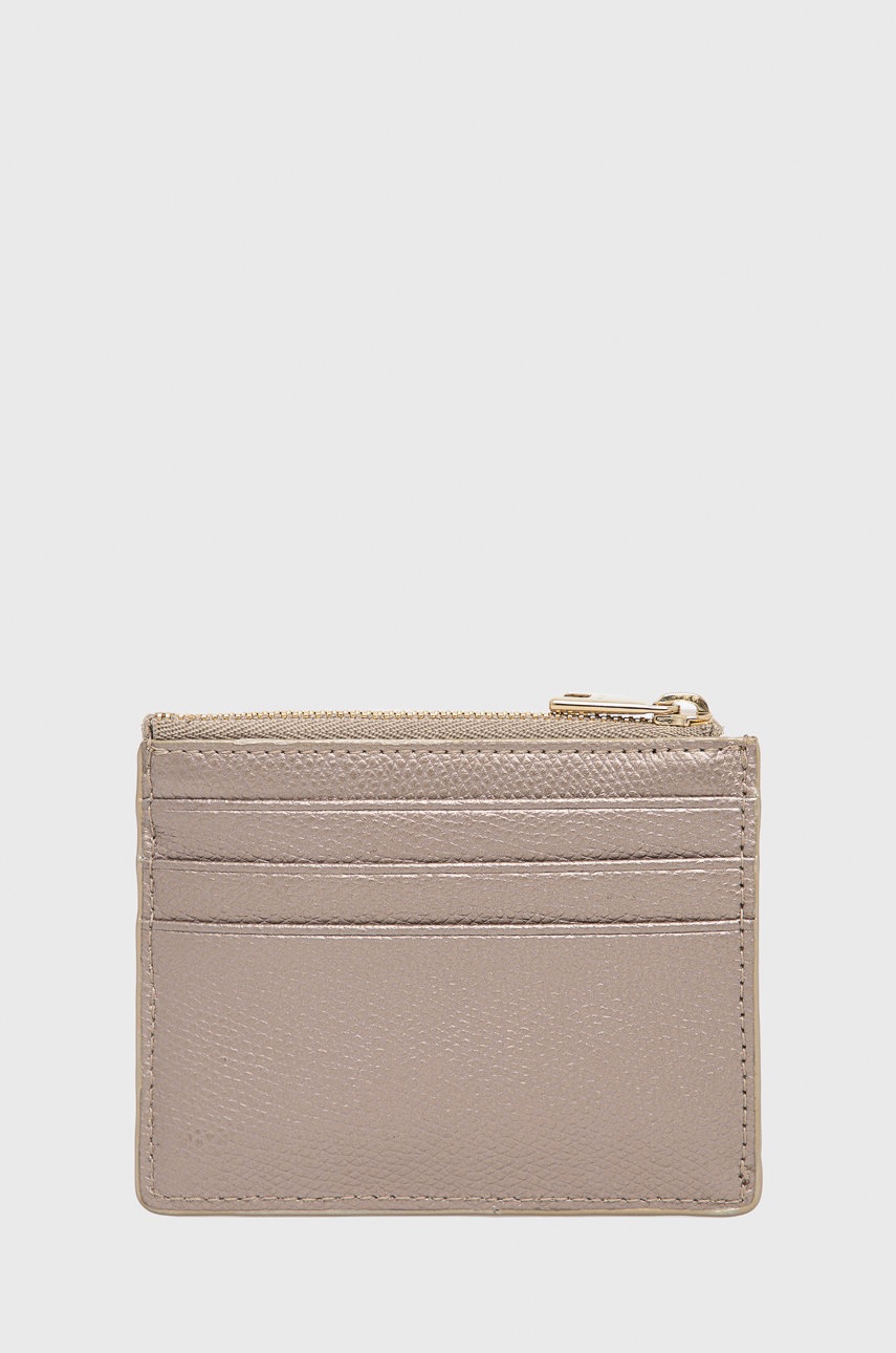 

Кожаный чехол на карты Furla 1927 женский цвет жёлтый
