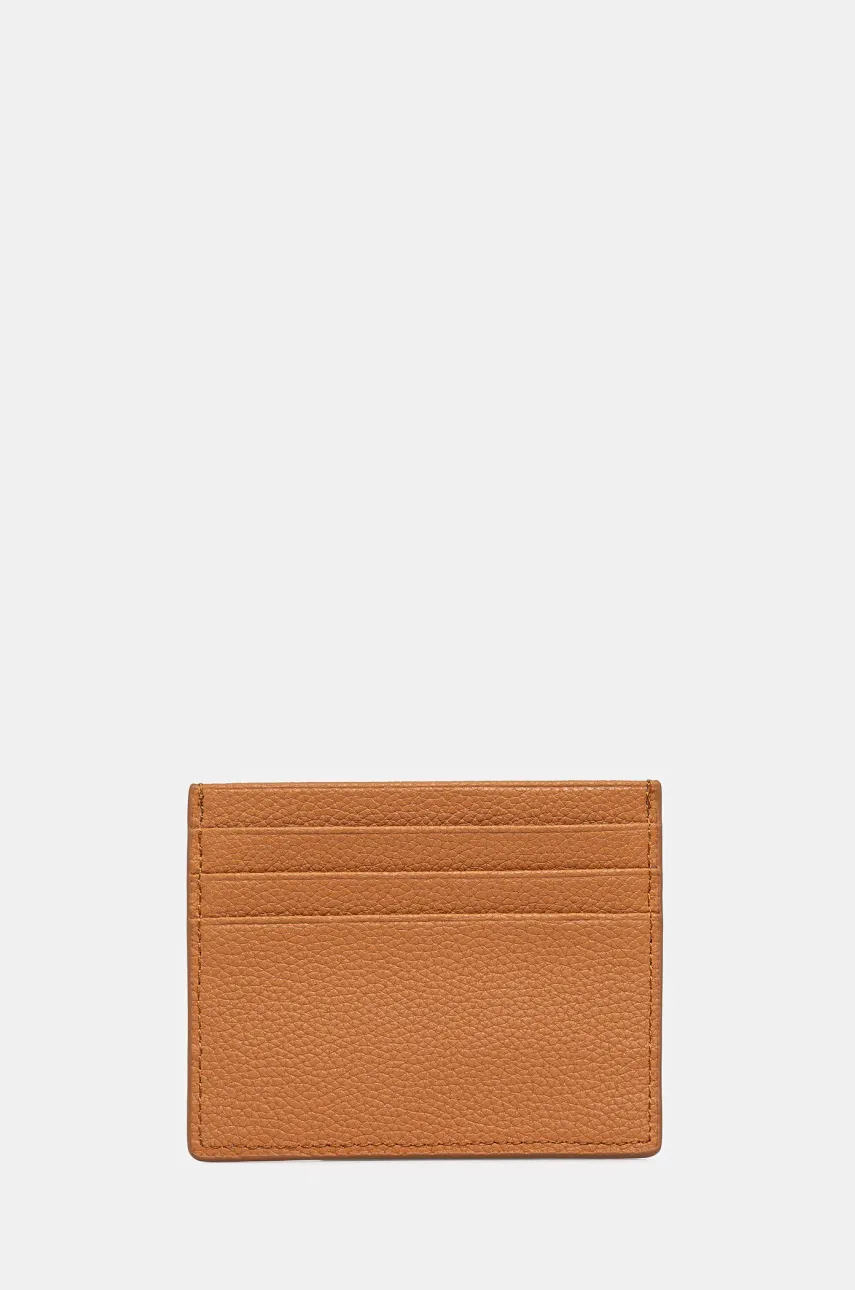 Кожаный чехол на карты Patrizia Pepe цвет бежевый CQ7001 L001 Кожаный чехол на карты Patrizia Pepe цвет бежевый CQ7001 L001