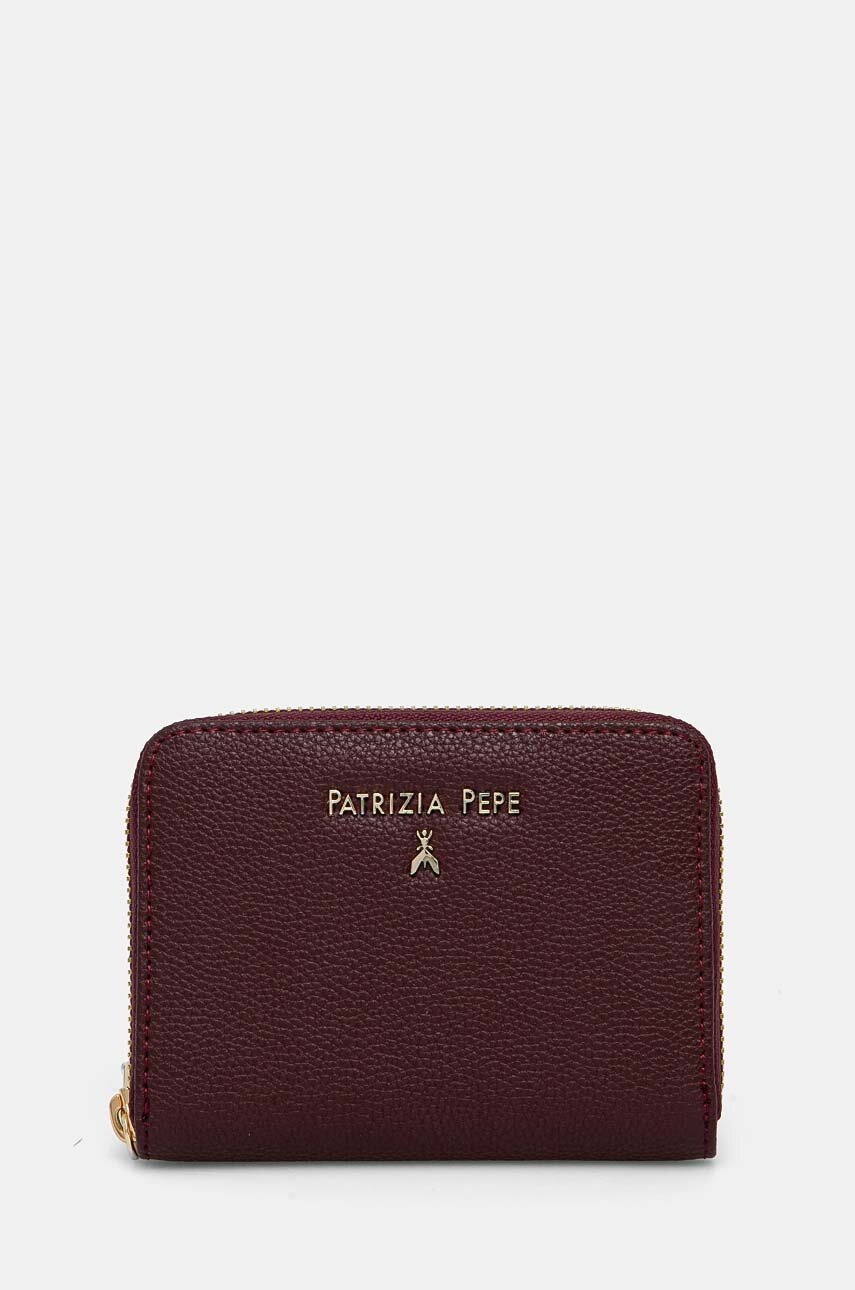 

Кожен портфейл Patrizia Pepe дамски в бордо