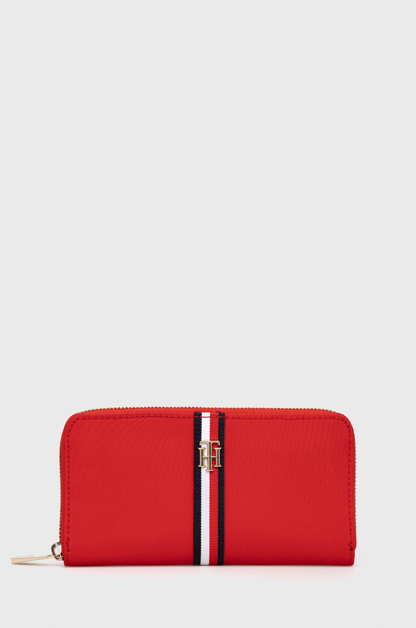 

Портфейл Tommy Hilfiger дамски в червено, Червен