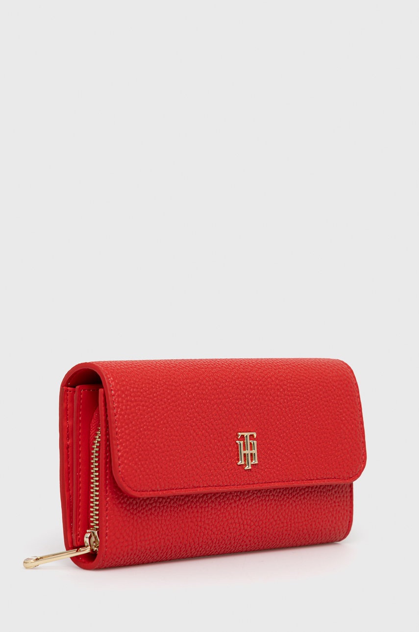 

Кошелек Tommy Hilfiger женский цвет красный