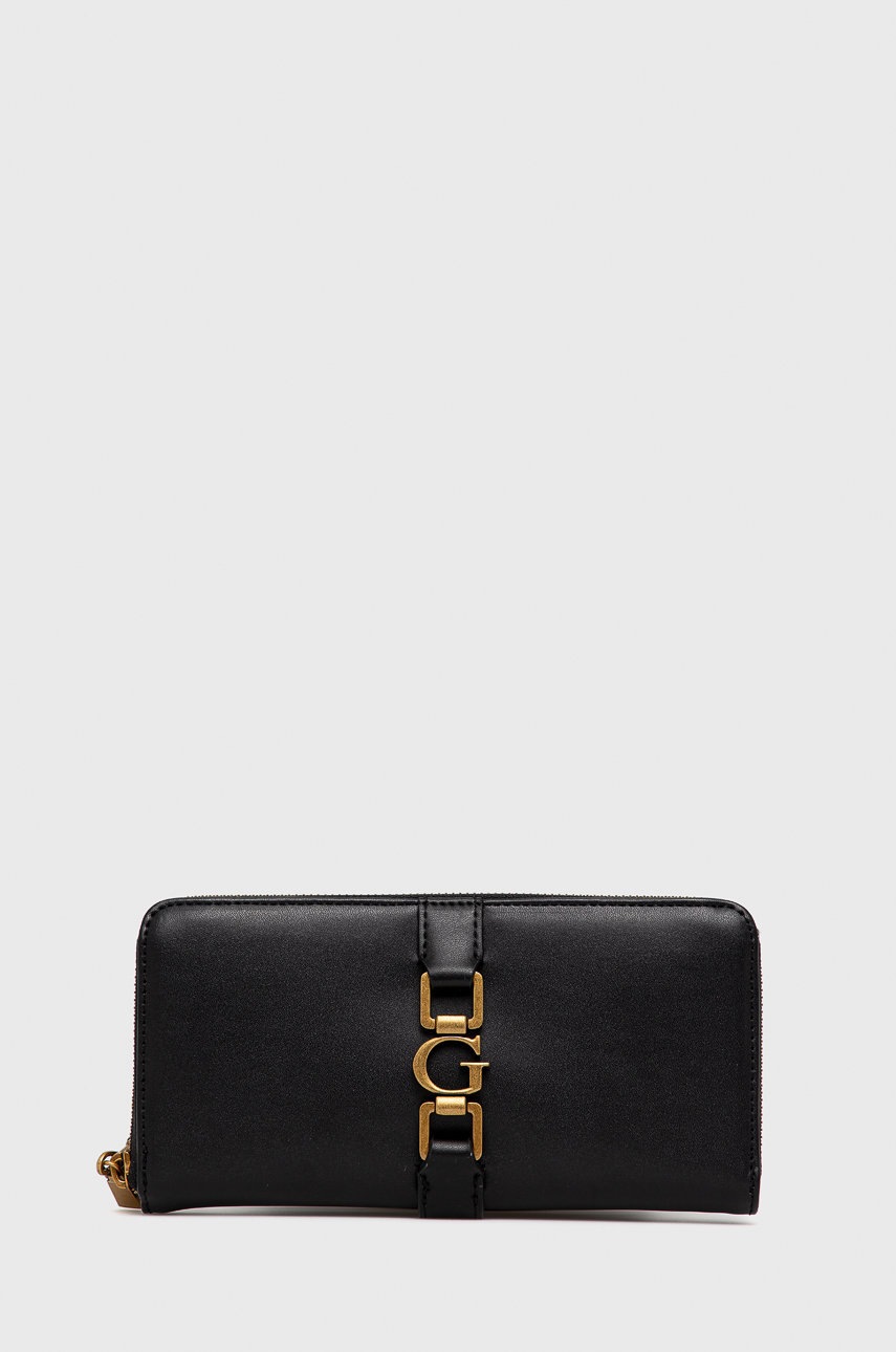 

Портфейл Guess дамски в черно, Черен