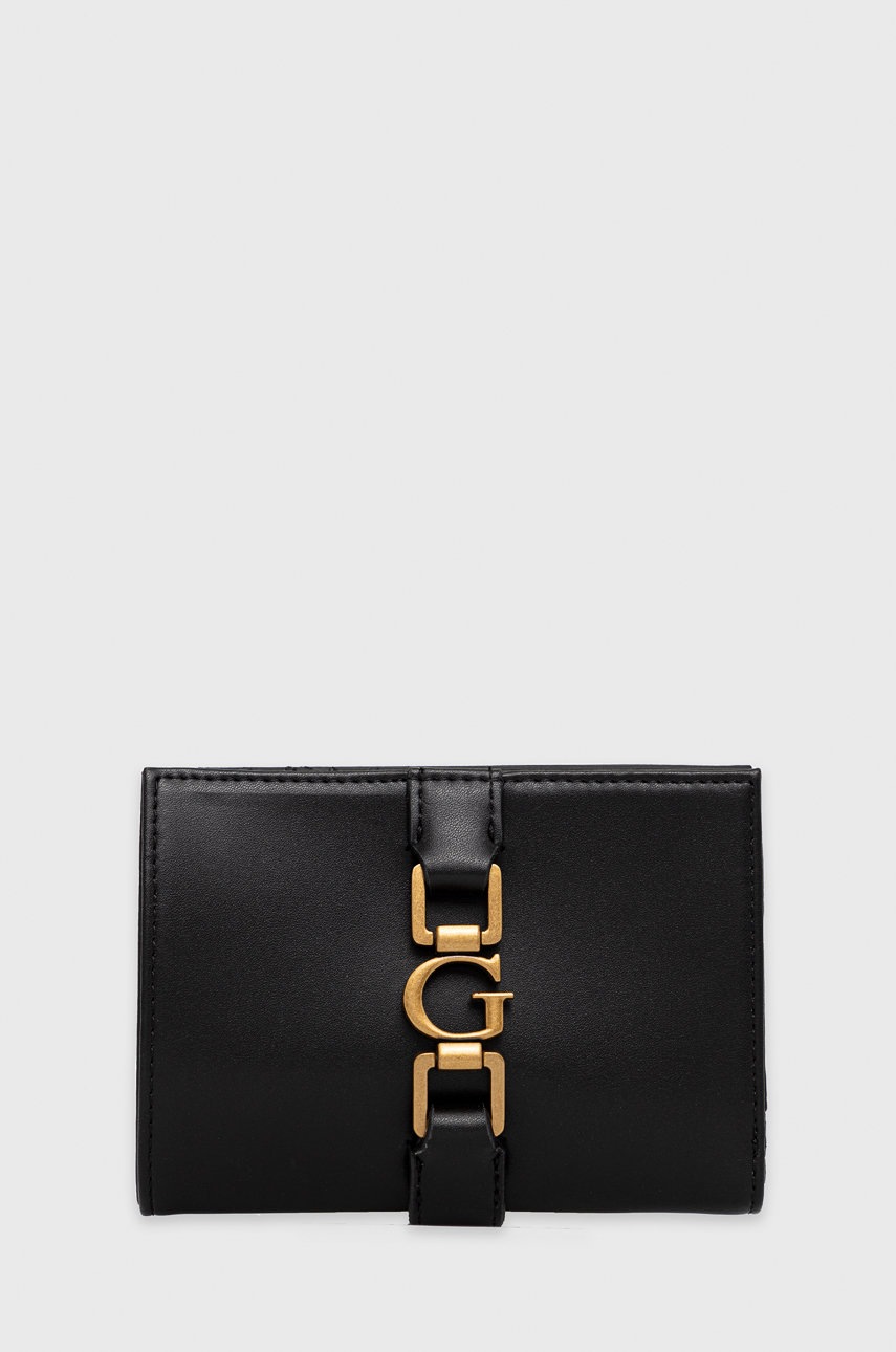

Портфейл Guess дамски в черно, Черен
