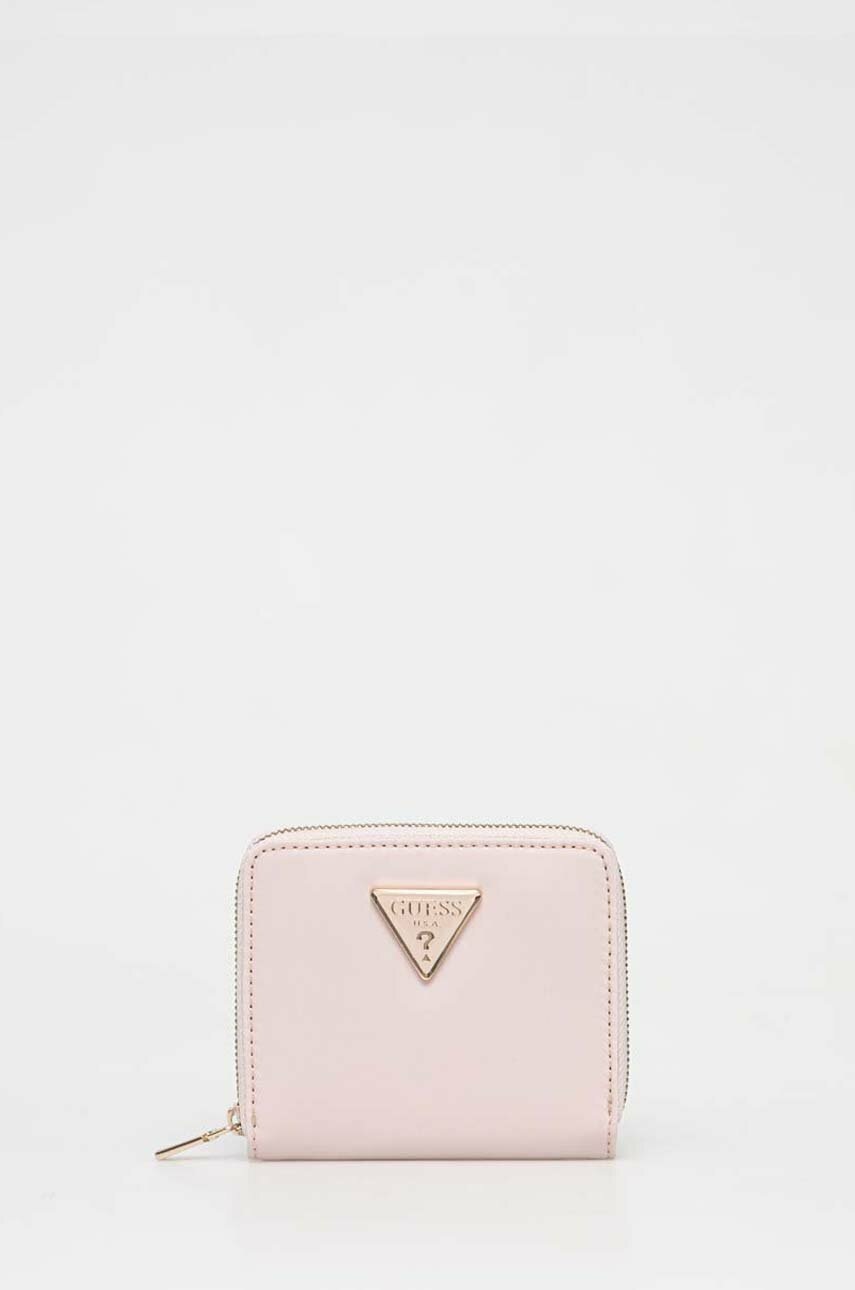 

Портфейл Guess дамски в черно, Розов