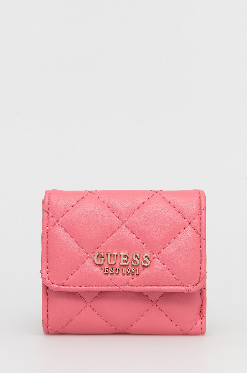 

Портфейл Guess дамски в розово, Розов