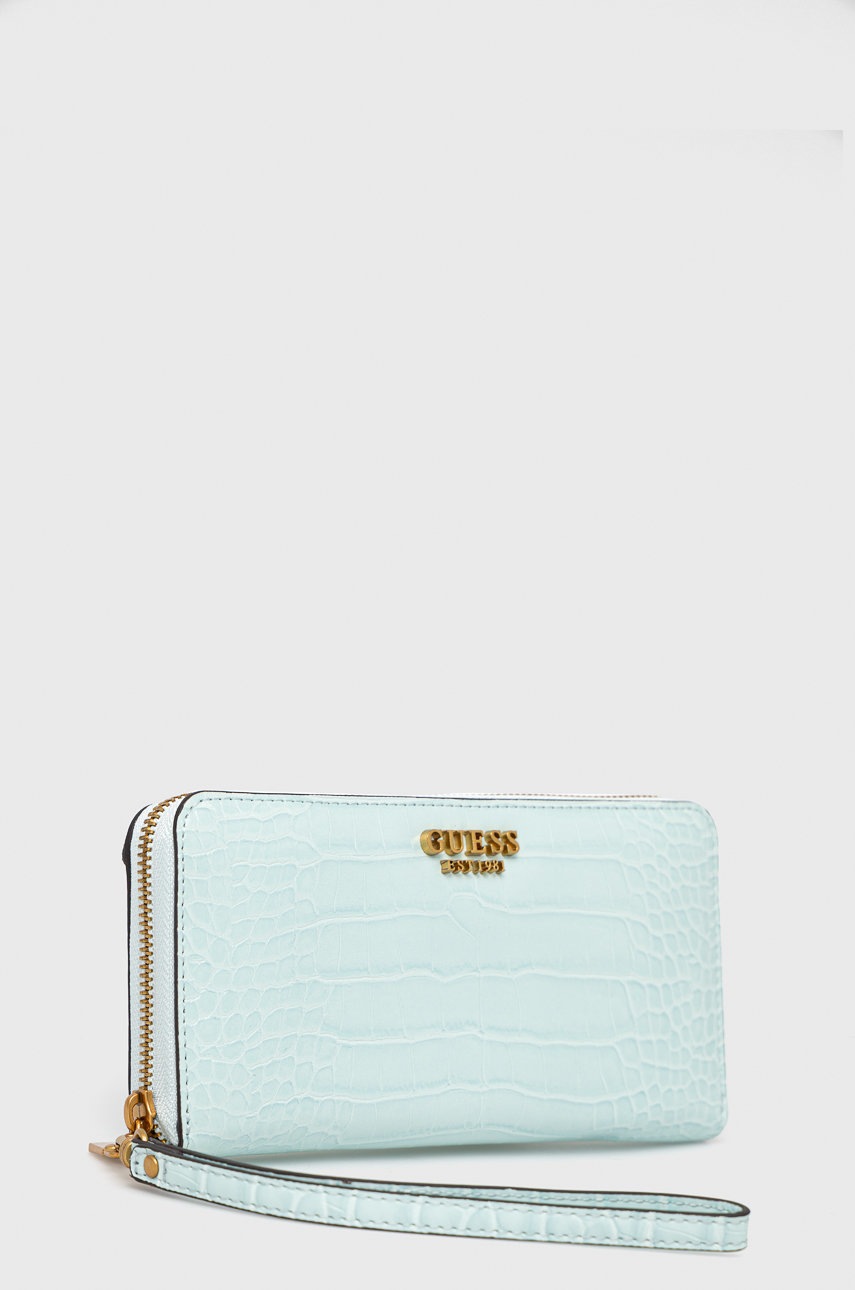 

Кошелек Guess женский цвет бирюзовый
