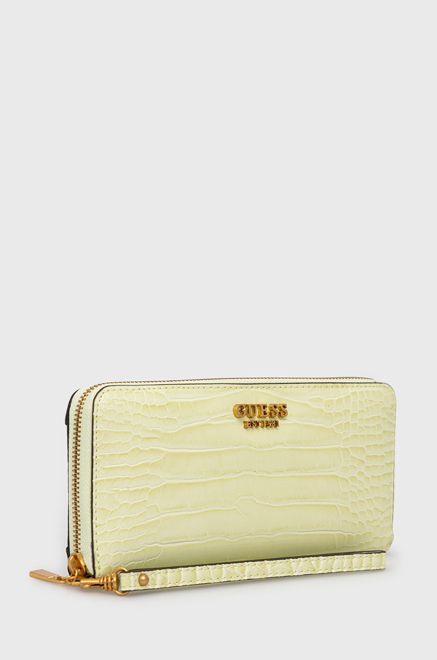 

Гаманець Guess жіночий колір зелений