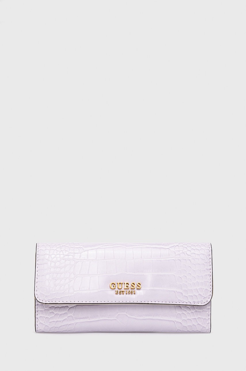 

Портфейл Guess дамски в лилаво, Виолетов