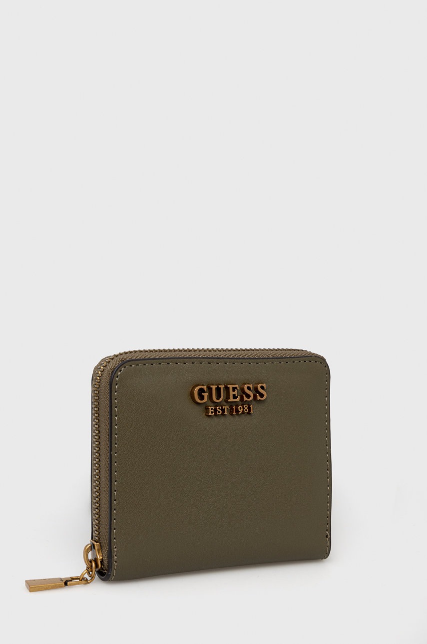 

Гаманець Guess жіночий колір зелений
