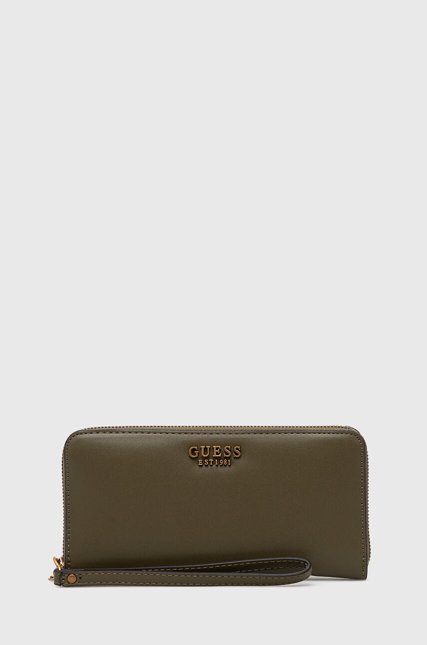 

Портфейл Guess дамски в зелено, Зелен