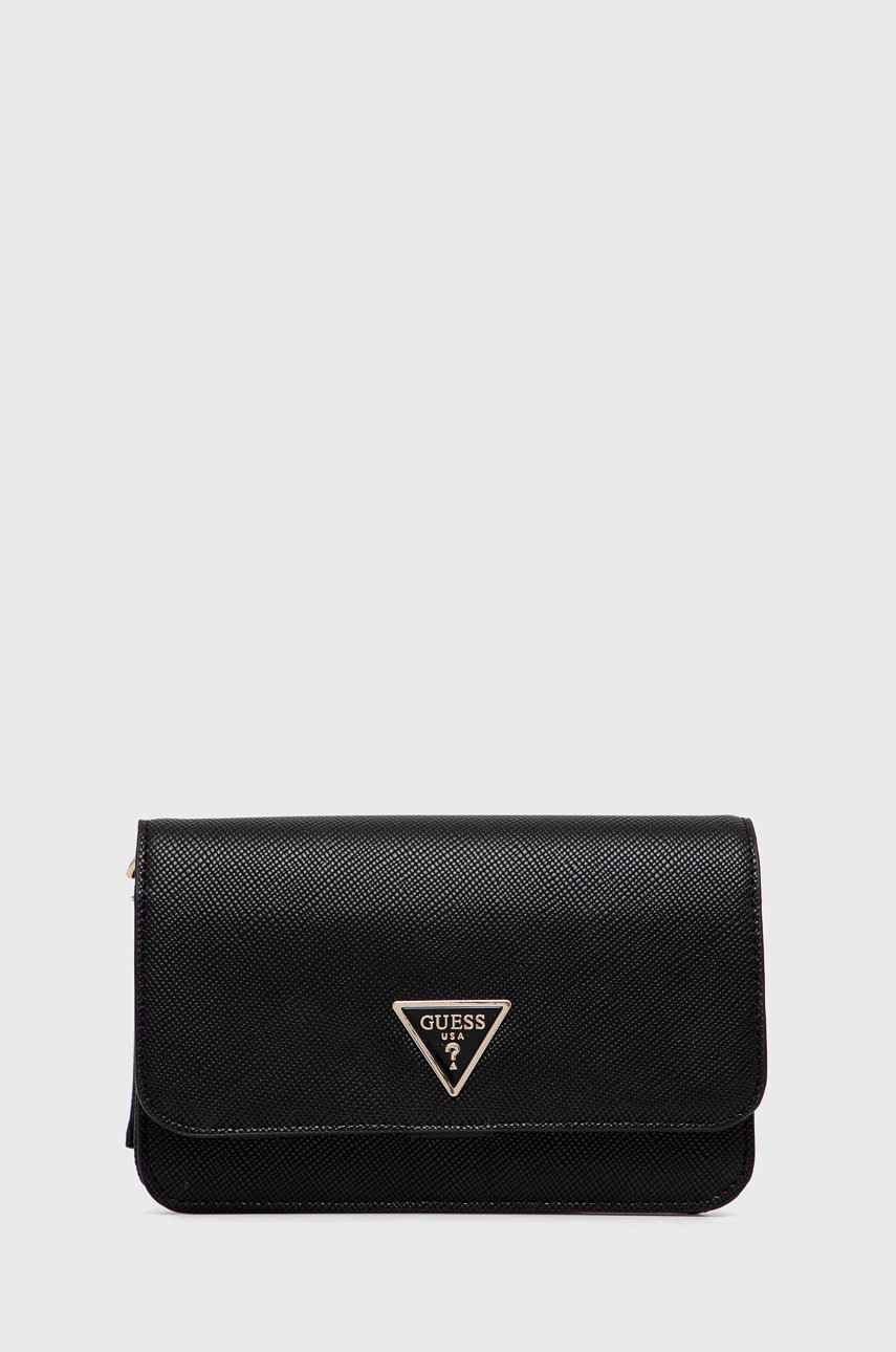 

Портфейл Guess дамски в черно, Черен