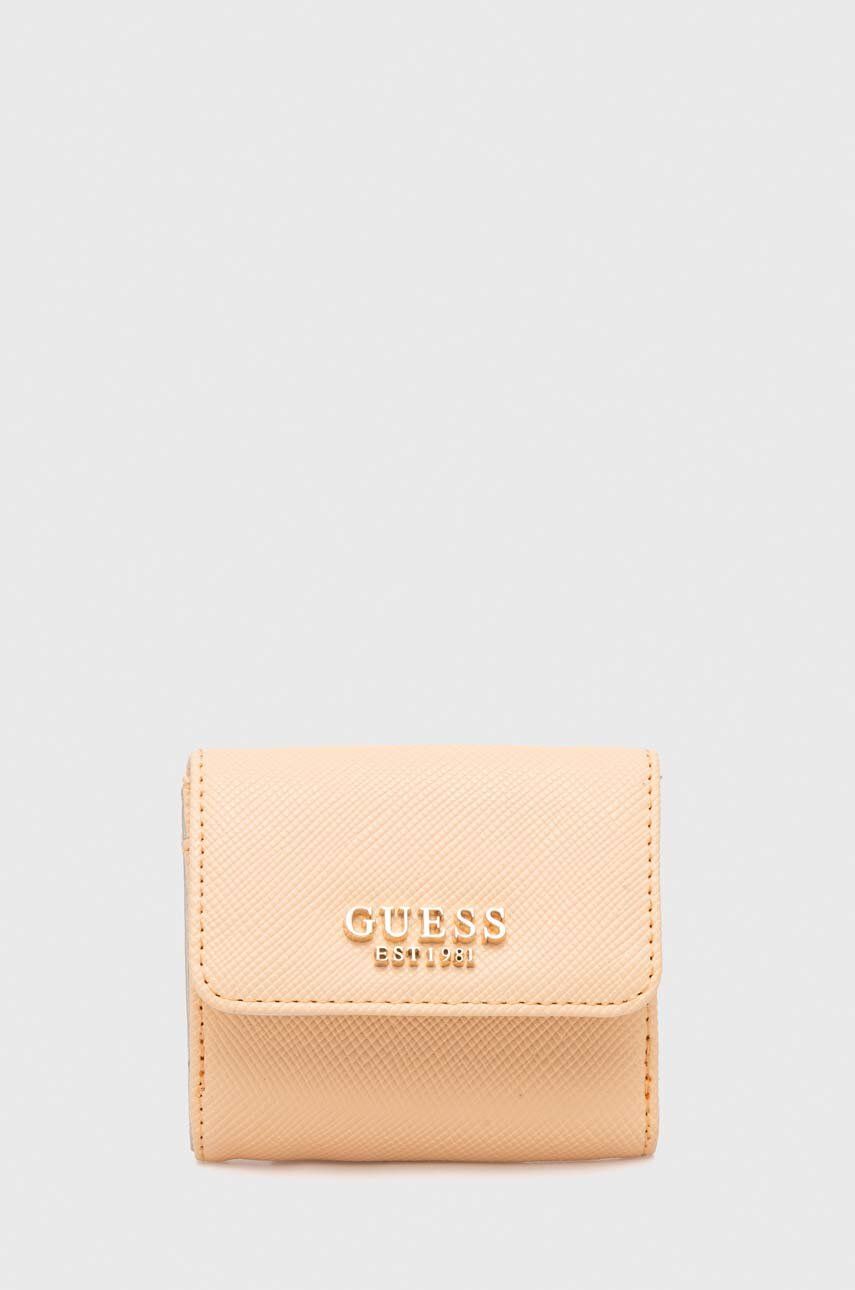 Peňaženka Guess dámsky, oranžová farba