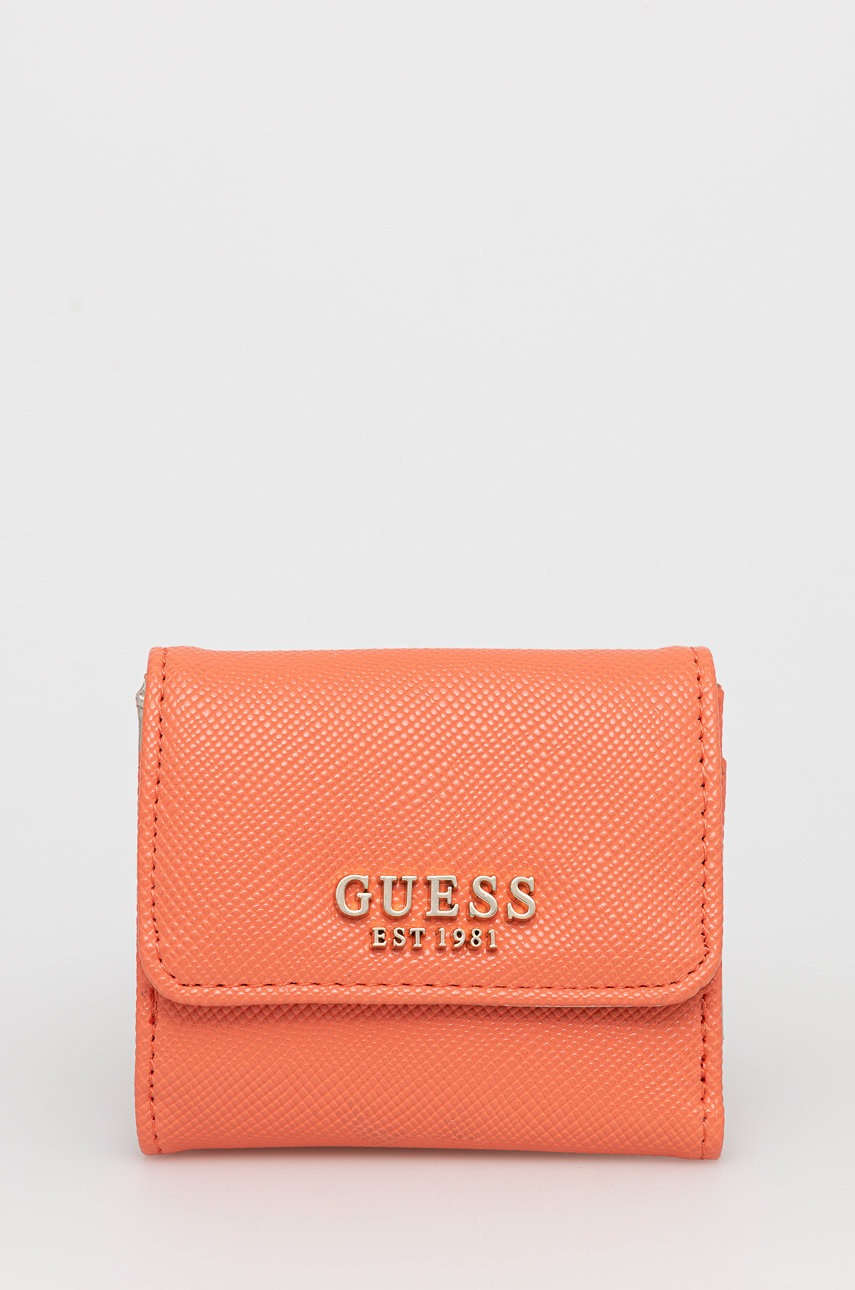 

Портфейл Guess дамски в оранжево, Оранжев