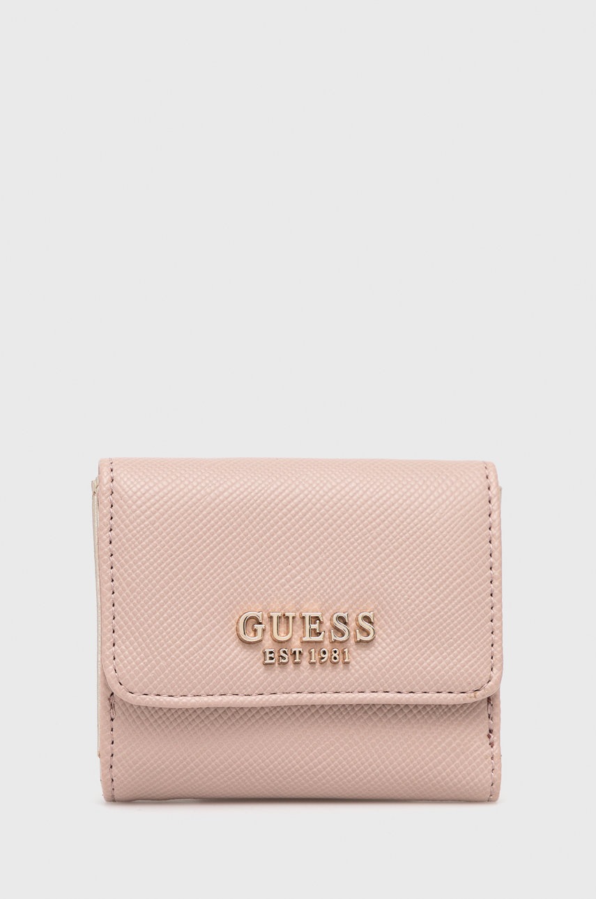 

Портфейл Guess дамски в розово, Розов