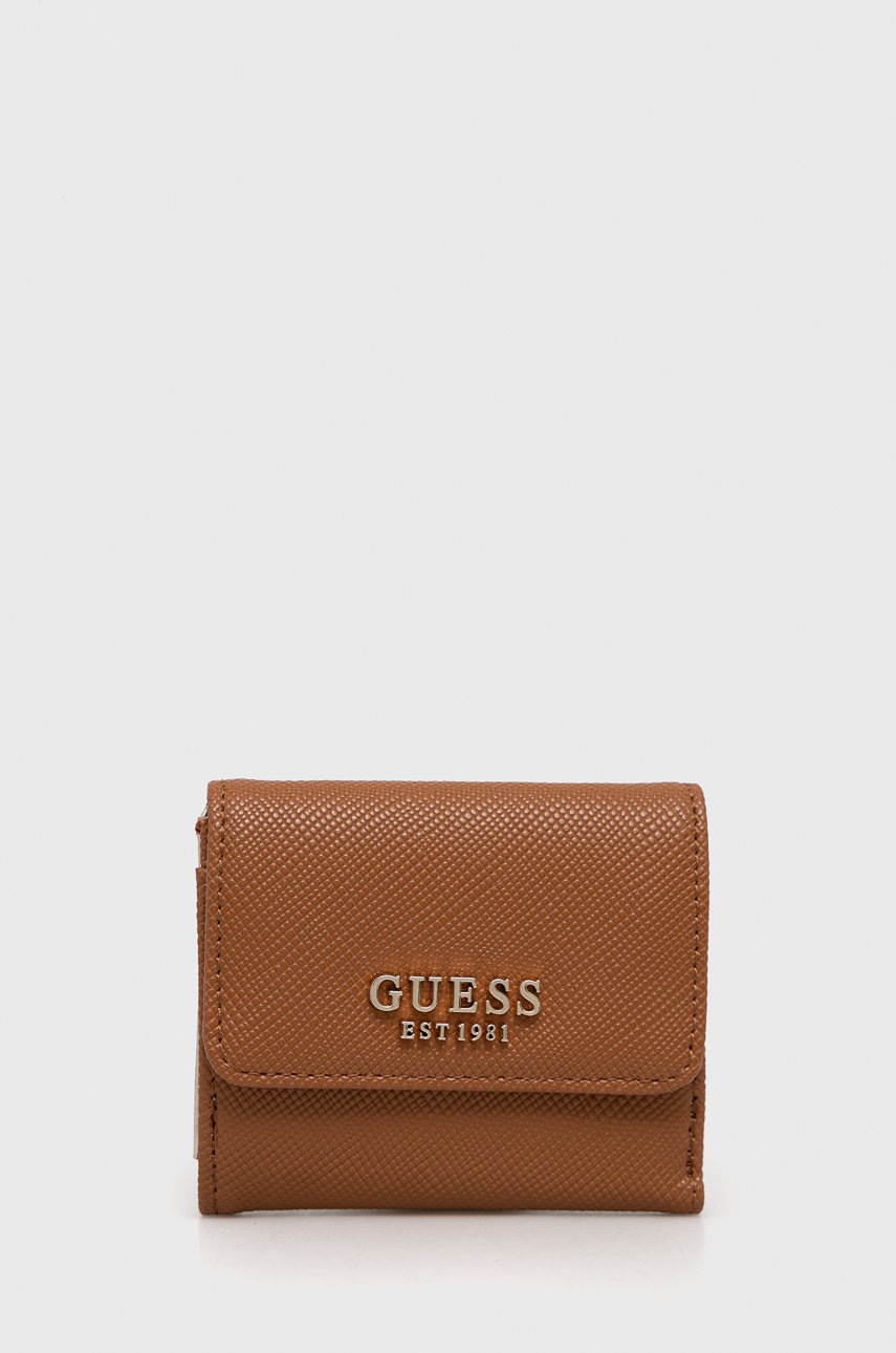 

Портфейл Guess дамски в кафяво, Кафяв