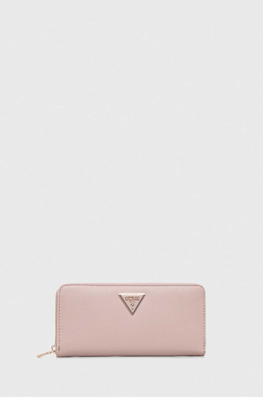 

Гаманець Guess жіночий колір рожевий