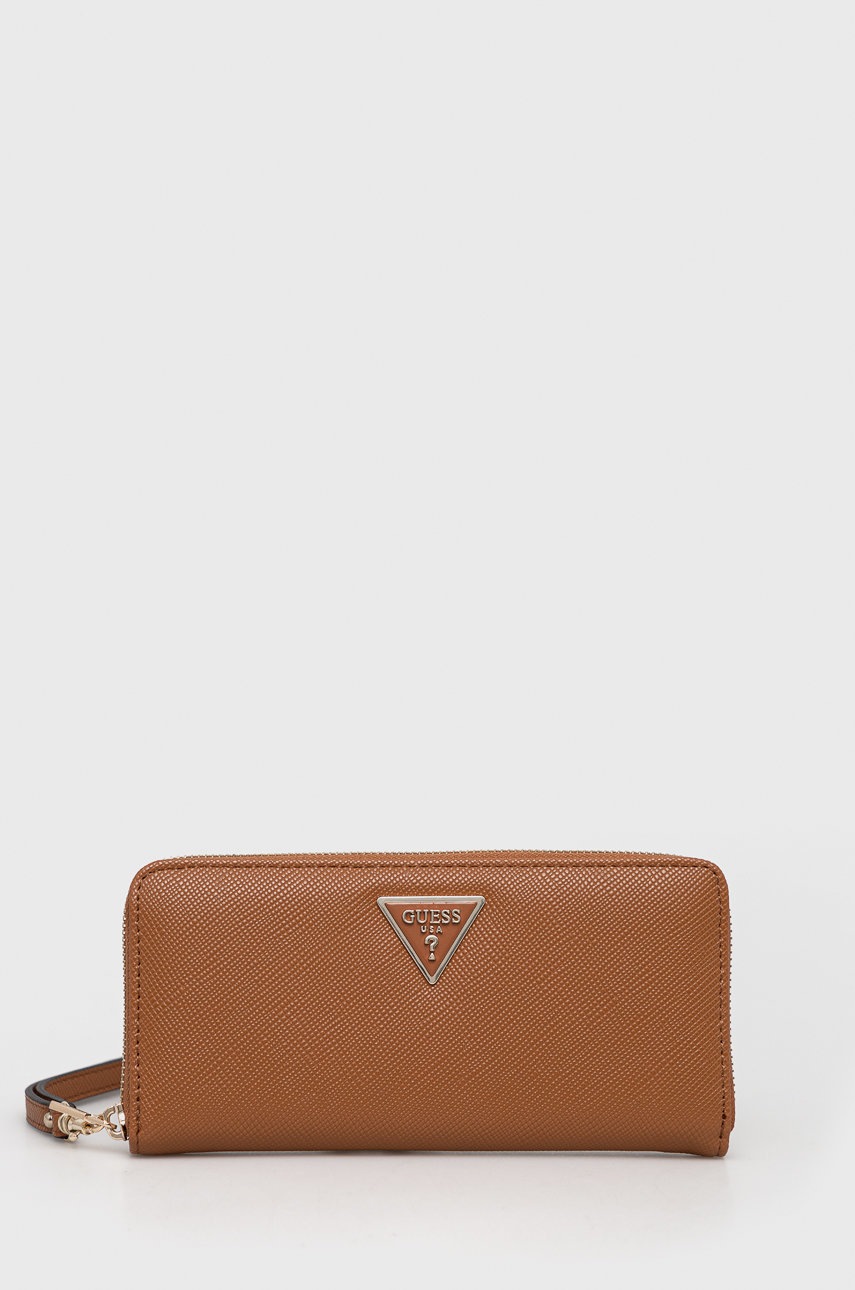 

Портфейл Guess дамски в кафяво, Кафяв