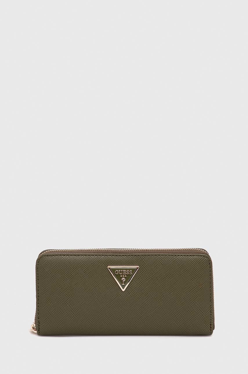 

Портфейл Guess дамски в зелено, Зелен